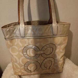 Coach Audrey Signature Tote Bag